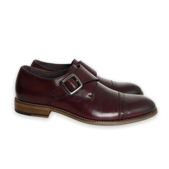 Mocassim Masculino Stacy Adams Desmond - Borgonha Com Fivela